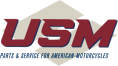 „USM Amerikanische Motorräder Vertriebsgesellschaft mbH“-Logo, zur Startseite